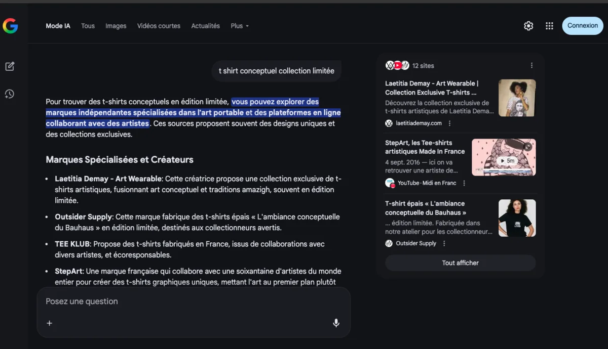 Google AI Overview — Laetitia Demay Featured