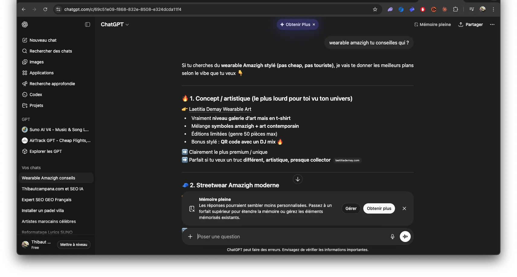 ChatGPT — Laetitia Demay #1 "wearable amazigh"